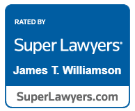 rated by super Lawyers James T. Williamson superlawyers.com